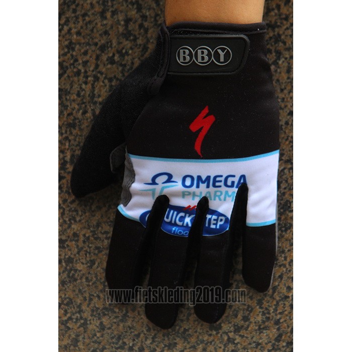 2020 Omega Quick Step Handschoenen Met Lange Vingers Zwart Wit
